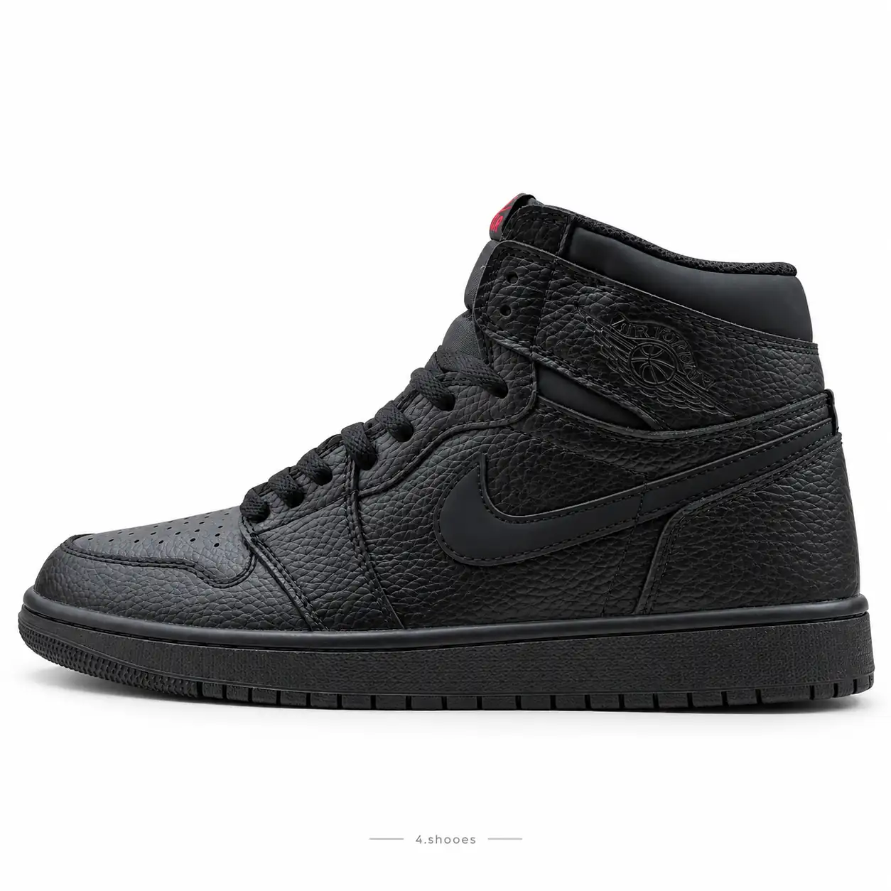 کفش کتانی جردن وان ساقدار فول بلک (Jordan 1 High Full Black) تمام مشکی (کیفیت مستر)