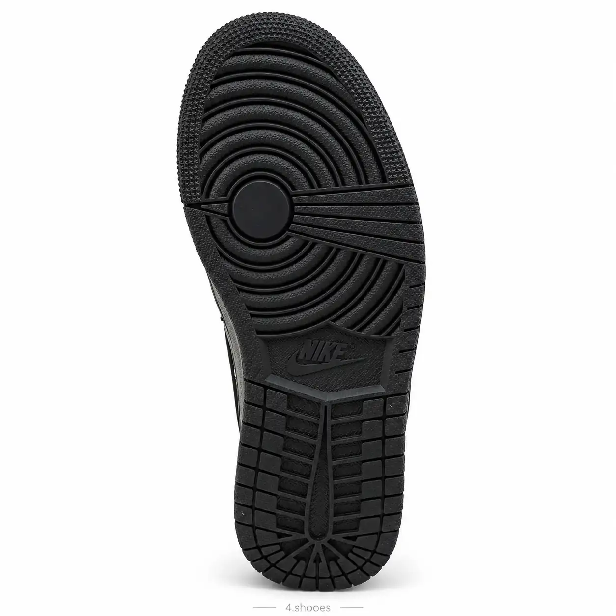 کفش کتانی جردن وان ساقدار فول بلک (Jordan 1 High Full Black) تمام مشکی (کیفیت مستر)