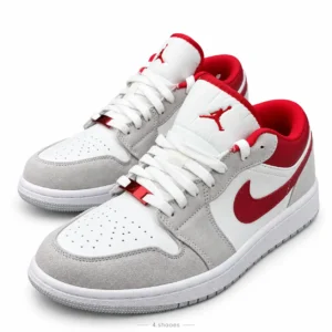 کفش نایک جردن طوسی قرمز (Nike Air Jordan Grey Red)