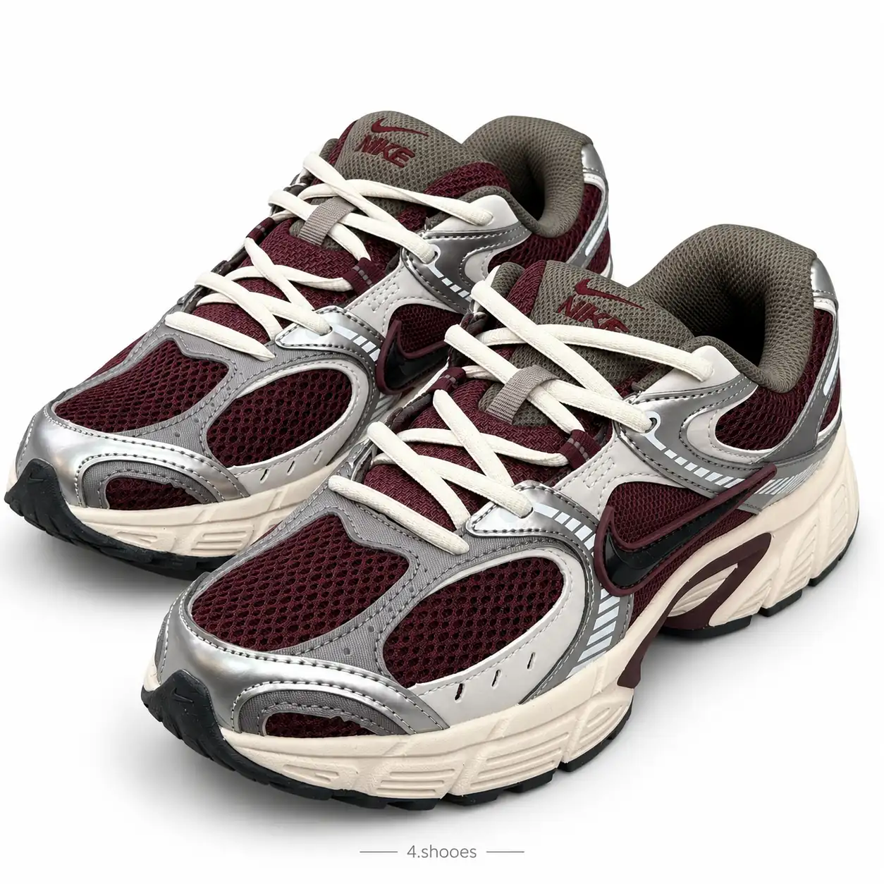 کفش کتانی نایک وین فایو (Nike Winflo 5) سفید و زرشکی هایکپی ویتنام