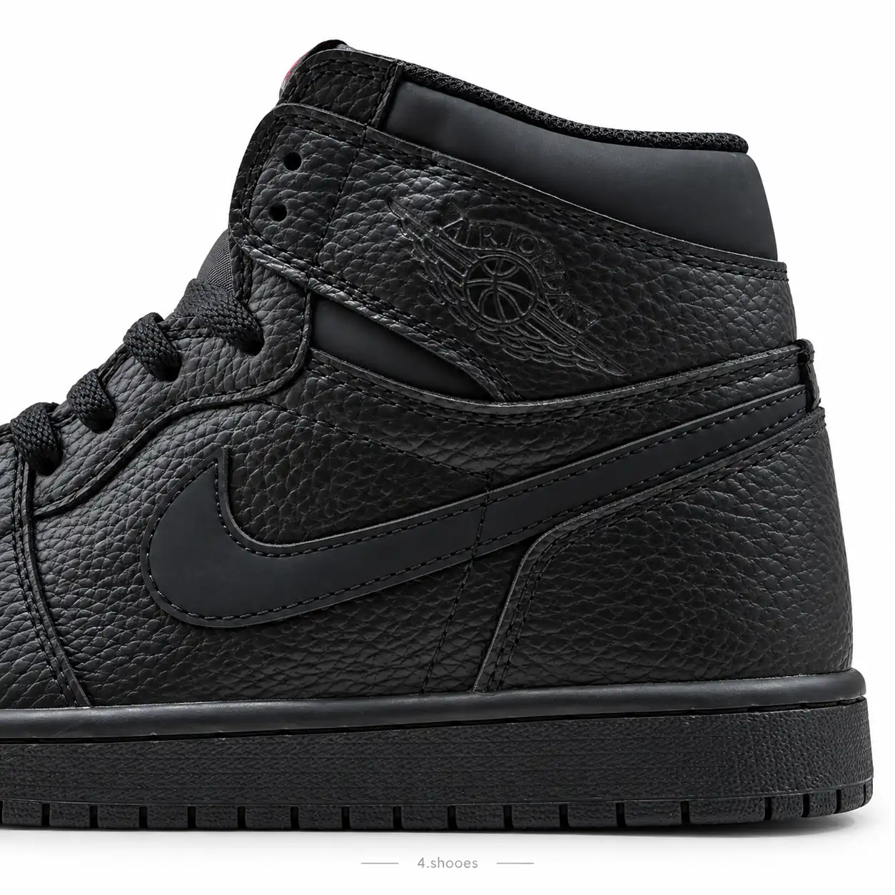 کفش کتانی جردن وان ساقدار فول بلک (Jordan 1 High Full Black) تمام مشکی (کیفیت مستر)
